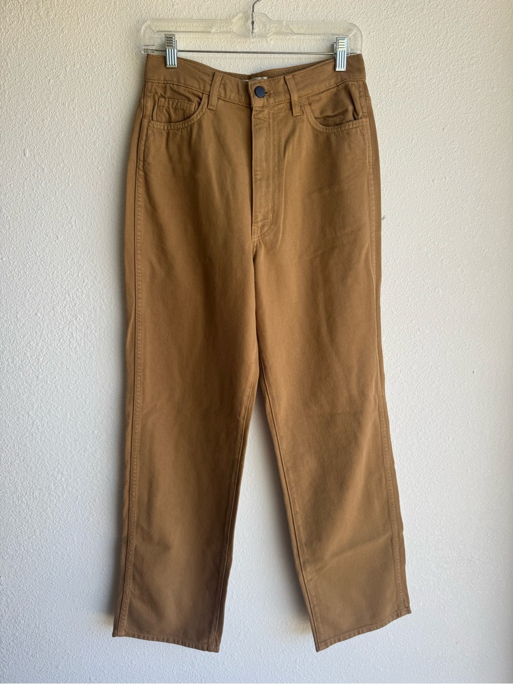 OZMA Cara high rise Straight Jean size 28 brown - Picture 2 of 5
